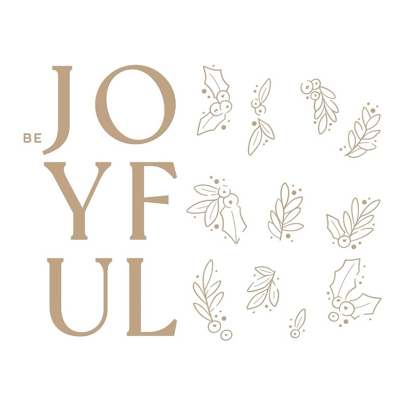 Spellbinders Joyful Hot Foil Plate & Die Set, Metal
