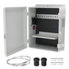 Joinfworld White Outdoor Electrical Box Waterproof Nema Enclosure 16x11x6 Plastic