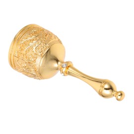 BIUDECO European Style Dragon Phoenix Metal Hand Bell with Non Slip Handle Clear Loud Ring for Service Weddings Hotels Classroom and Seniors Bedside Signaling Decorative Cultural Elegance