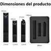 Cortaúñas 3 Piezas, Corta Uñas Adulto, Cortaúñas de Acero Carbono