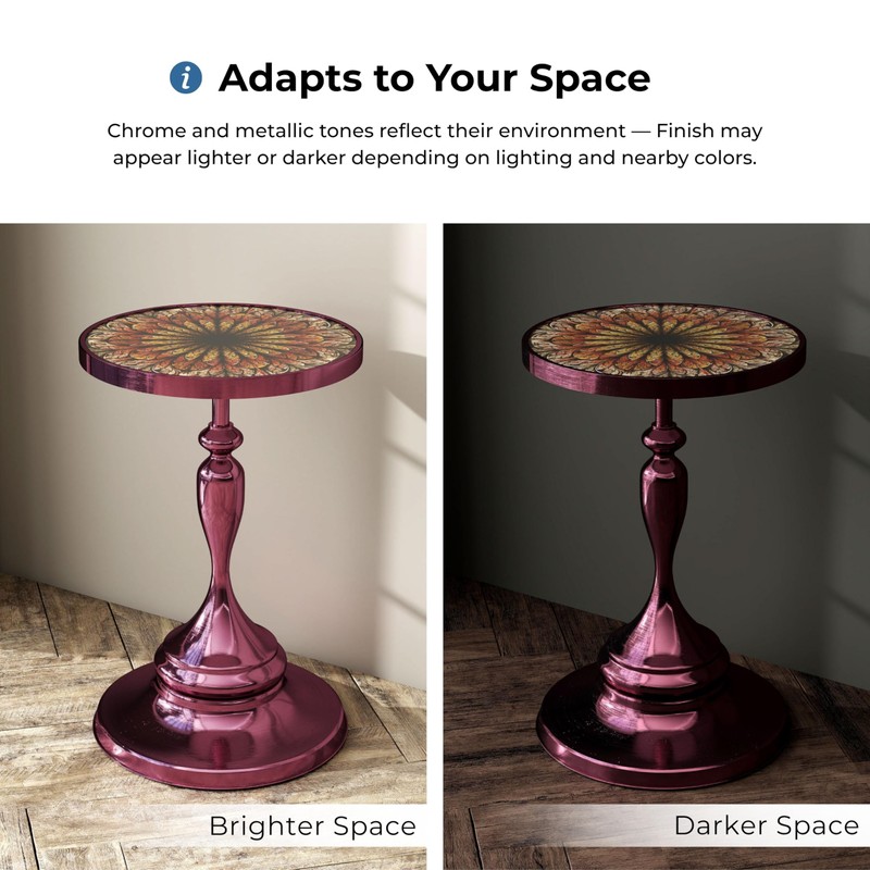 HOMES: Inside + Out Halric Modern 24" Tall Round End