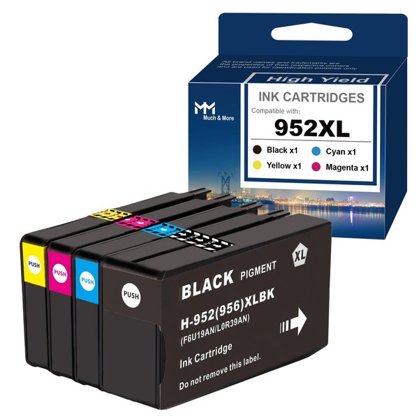 MM MUCH & MORE Compatible 952XL Ink Cartridge Replacement for