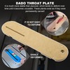 Dado Throat Plate Zero Clearance insert Fits Delta Table Saws
