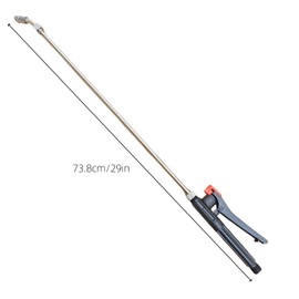 FKUMLUN 29 Inch Metal Sprayer Wand Replacement Kit, Backpack Sprayer Parts, Stainless Steel Sprayer Wand with Shut Off Valve