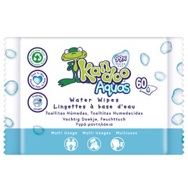 Kandoo Mehrzweck-Toilettentücher, 99% Wasser, Aquas, 60 Stück