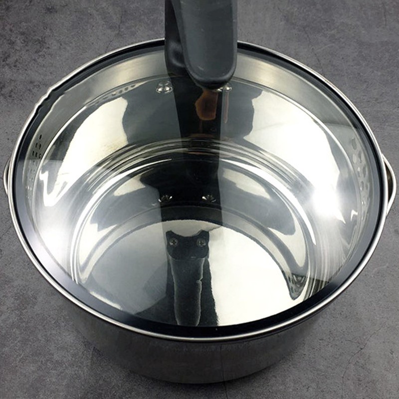 Milk Pot Thicken Stainless Steel Small Pot Nonstick Saucepan Portable