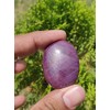 Stone City Ruby Corrundum Palm Stone Meditation Crystal, Healing Stone,