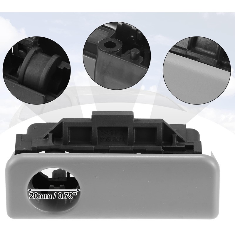 Unifizz Glove Box Latch Handle for Toyota 4Runner 2003-2009 Replace