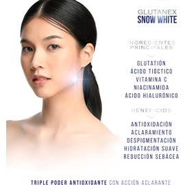 Glutanex™ Snow White CREMA ACLARANTE/Aclaramiento Instantáneo, Antioxidación, Despigmentación, Hidratación, Reducción Sebácea/De Corea del Sur