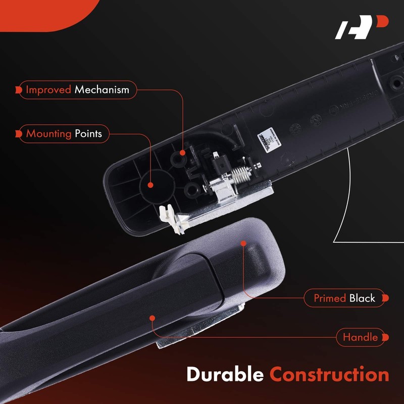 A-Premium Front Right Passenger Side Exterior Door Handle Compatible with