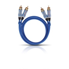 OEHLBACH BEAT! Analogue Stereo Interconnect 2m. Colour: Blue. STAR RATING : 3.
