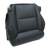 FZJDSD Black Driver & Passenger Side Bottom Microfiber Leather Replacement