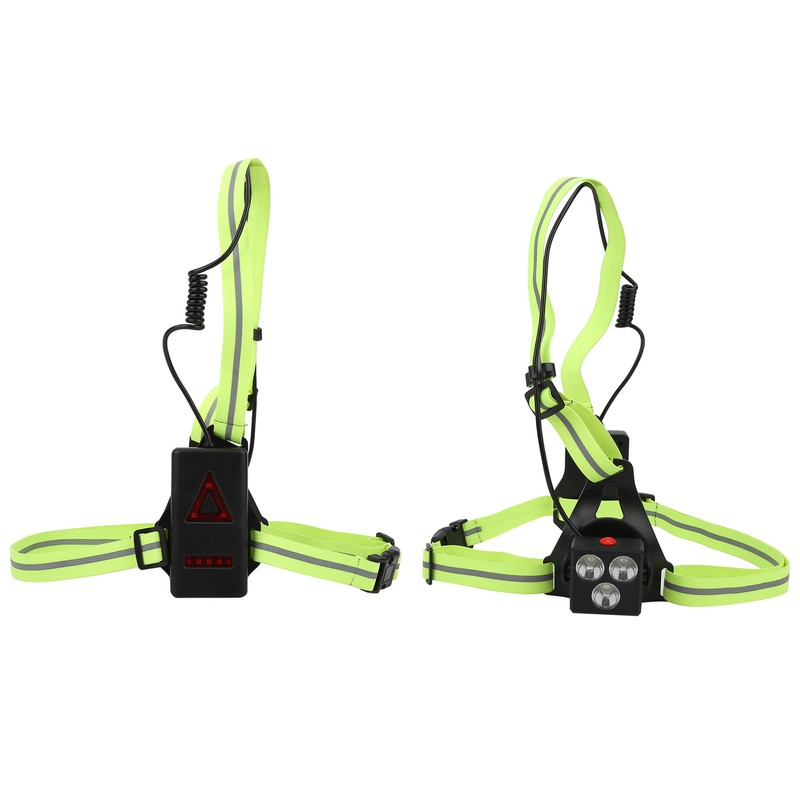 USB Charge Light Safety Warning Chest Lamp for Outdoor Sport