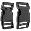 Your Day Mate Buckles Webbing in Black Hard Plastic, Push