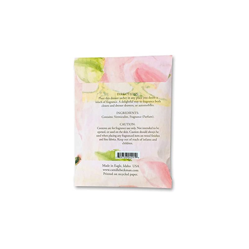 Camille Beckman Premium Fragrant Drawer Sachet, Camille, 0.3 Ounce
