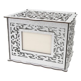 Tarjeta De Boda De Madera Rústica Para Regalos