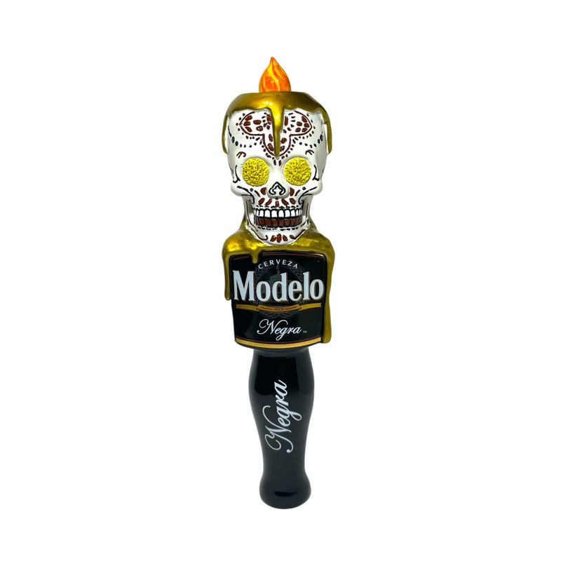 Modelo Negra Dia De Los Muertos Skull Tap Handle |