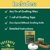 Treekote Grafting Kit - Includes Pruning Knife, 4oz Grafting Wax,