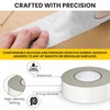 T.R.U. Set of 2 White Durable Duct Tape Rolls, 11