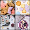 30-Piece Stainless Steel Cookie Cutters Set – Geometric Shapes for