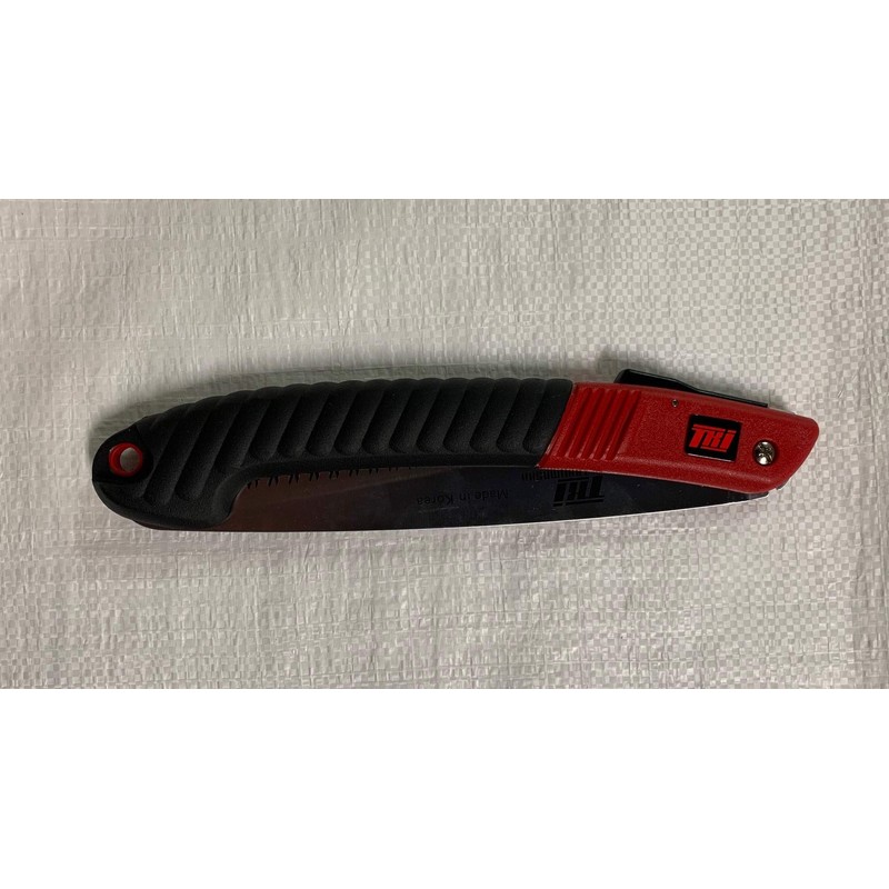 TAKUMASHii 240mm Commercial Grade Folding Saw with safety button