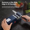 Electric knife sharpener, Professional Diamond Sharpening System with Replaceable Sharpening