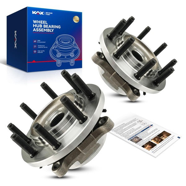 KAX 515122 Pair Front Wheel Hub Bearing Compatible with 2011