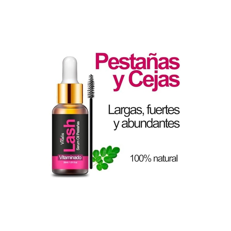 Vitalis Suero Natural para Crecimiento de Pestañas y Cejas, 90