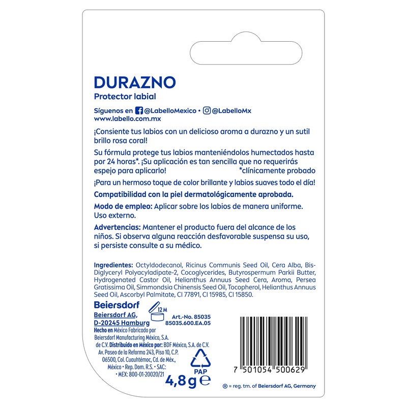 Labello Lip Balm Fruity Shine - Peach