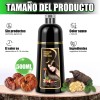 Shampoo Tinte Instantaneo Cubre Canas Extracto Plantas 500ml