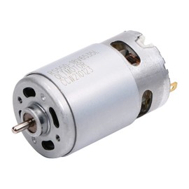 Fielect 18V DC Motor 20500RPM Round Shaft High Torque Electric Motor for DIY Electric/Electronic Projects, Drills, Robots, RC Vehicals, Remote Controlled Cars/Robot, Saw Repair/Replacement Engine
