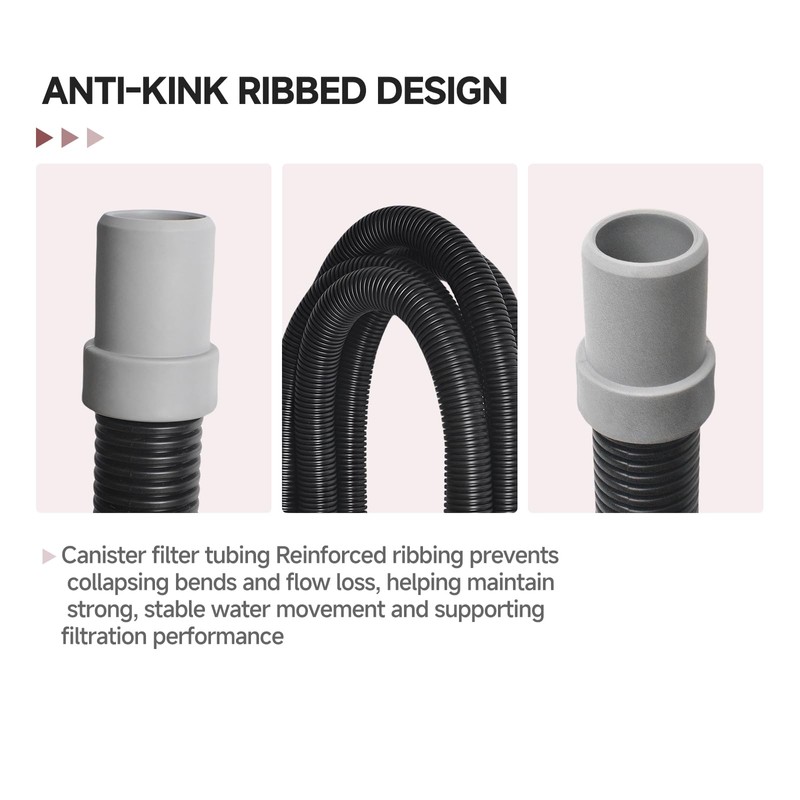 Numano For A20015 Ribbed Hosing Replacement parts 9.8 Ft Canister