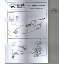 Unbranded Attack Squadron Models 1/72 TS-11 ISKRA NOVAX Resin Conversion Set