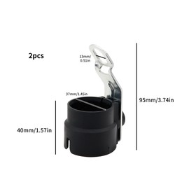 Bamyli Set of 2 trailer plug holders trailer supports adapter trailer accessories trailer 13 to 7 for AL-KO original plug holder 7 and 13 pin plug