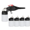 OPHIR 0.3mm Airbrush Kit, Siphon Feed Airbrush Gun with 5X