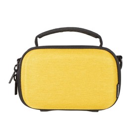 Hama Ambato Camera Case for System Cameras and Video Cameras 12 x 6 x 7 cm Hard Case for Hiking, Biking, Trekking, Hard Case with Belt Loop for Hanging, Carry Handle, Yellow