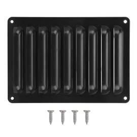 MUNEFE RV Grille Vent Panel, Cover Ventilation Panel, Rectangle Air Vents Louver with Mounting Screws Suitable for Yacht Bus Passenger Car