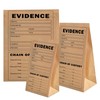 35 Pack Crime Scene Paper Evidence Bag for Receipts -