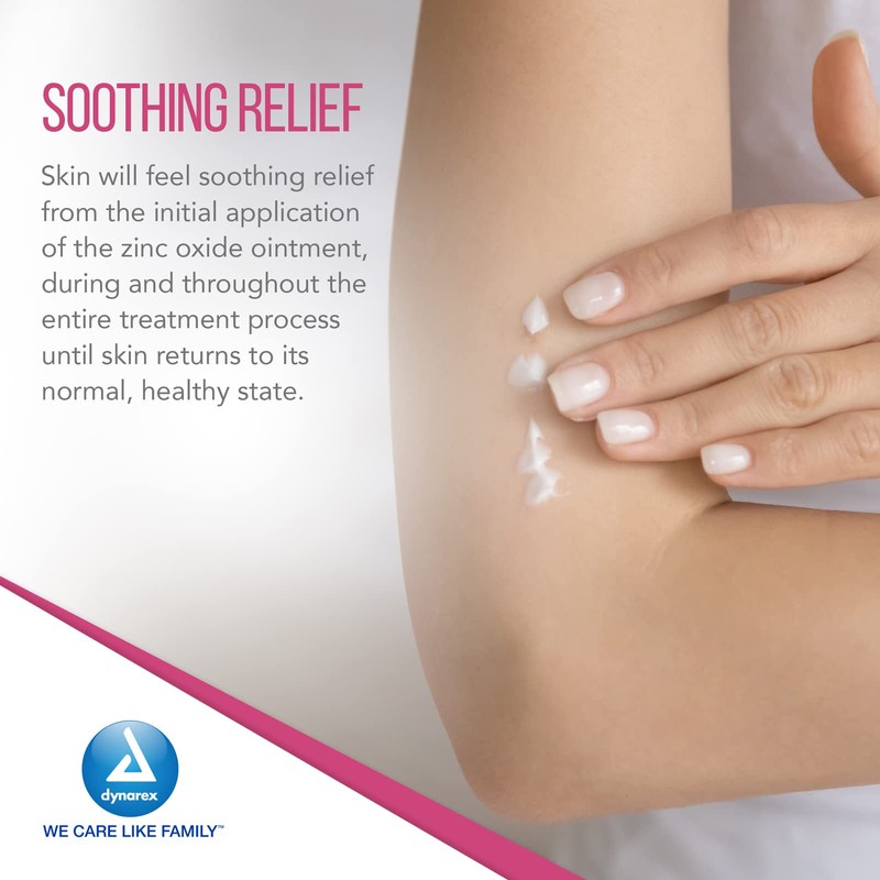 Dynarex Zinc Oxide Ointment, Protective Skin Barrier Ointment, Soothes, Prevents,