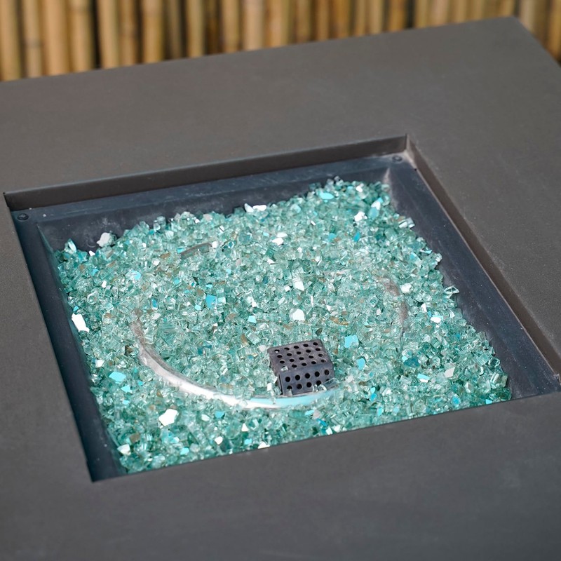 Skyflame 10-Pound Fire Glass for Fireplace Fire Pit and Landscaping,