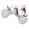 2pcs Baby Hand Rattle Toys Cartoon Stuffed Animal Shaped PP