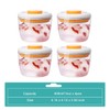 Glass Meal Prep Containers Overnight Oats Containers with Pop Lids,Airtight