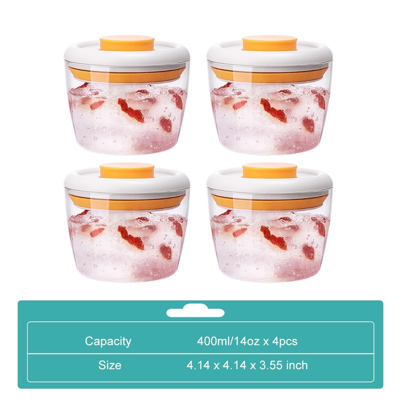 Glass Meal Prep Containers Overnight Oats Containers with Pop Lids,Airtight