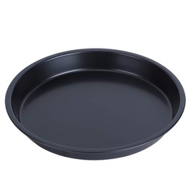 TOPINCN Pizza Pan Round Oven Tray Baking Tools Nonstick Dish Carbon Steel Pizza Baking Tray for Baking Pan Nonstick Mat Deep Pizza Pans (8 Inch)