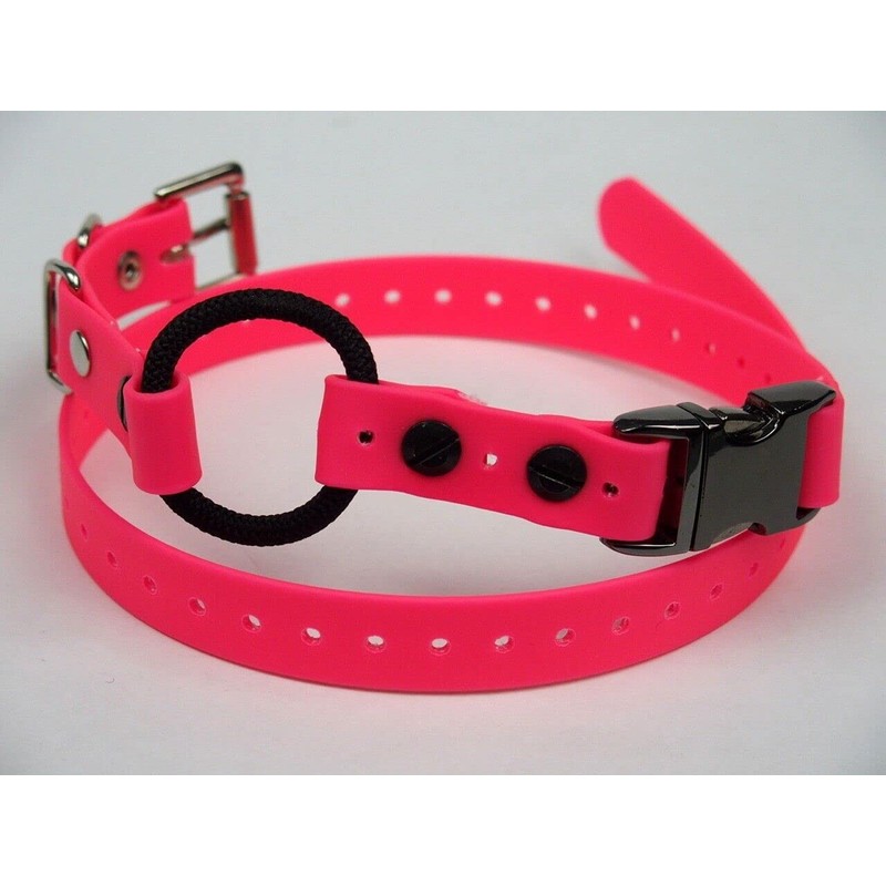 3/4" Biothane Dog Buckle Bungee Collar Quick Snap Strap for