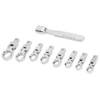 9Pcs Interchangeable Ratchet Wrench Chromium Vanadium Steel Box Wrench Set