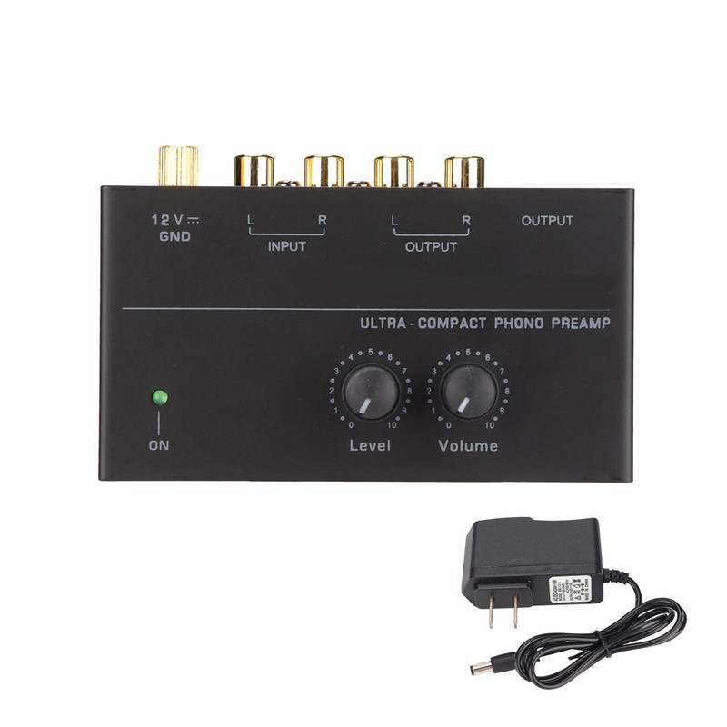 PP500 Phono Preamp Low Noise Stereo RCA Input RCA Output