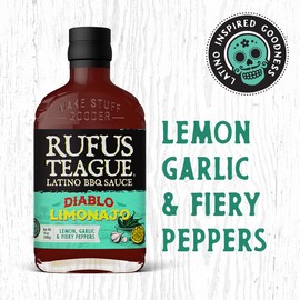 Rufus Teague - Diablo Limonajo Sauce - Premium Latino Barbecue Sauce - 14 oz. Bottles - 3 Pack