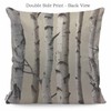 WONDERTIFY Birch Cushion Cover Tree Trunk Nature Decorative Throw Pillow