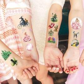 Witch Tattoos Temporary - 120pcs Waterproof Wizard Themed Tattoos Stickers for Witch Party Craft, Birthday Favors, Movie Nights and Bachelorette Events Decorations (tattoo120)